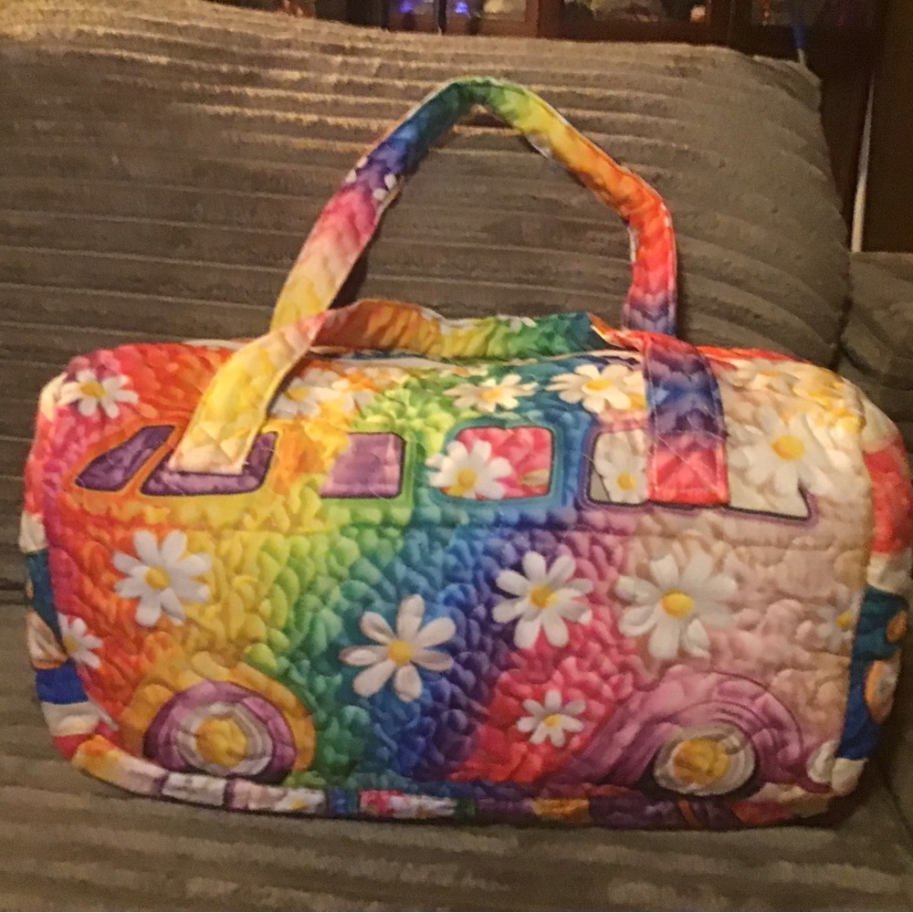 Colorful Quilted Women's Bag